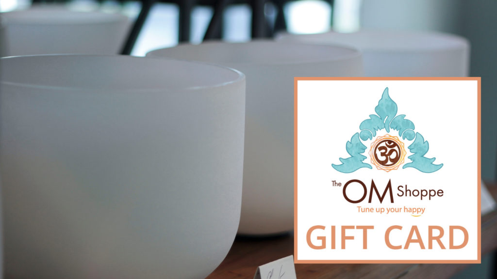 Gift Cards available for The OM Shoppe & Spa in Sarasota Florida
