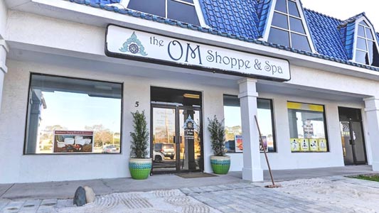 About The OM Shoppe & Spa Sarasota - Storefront